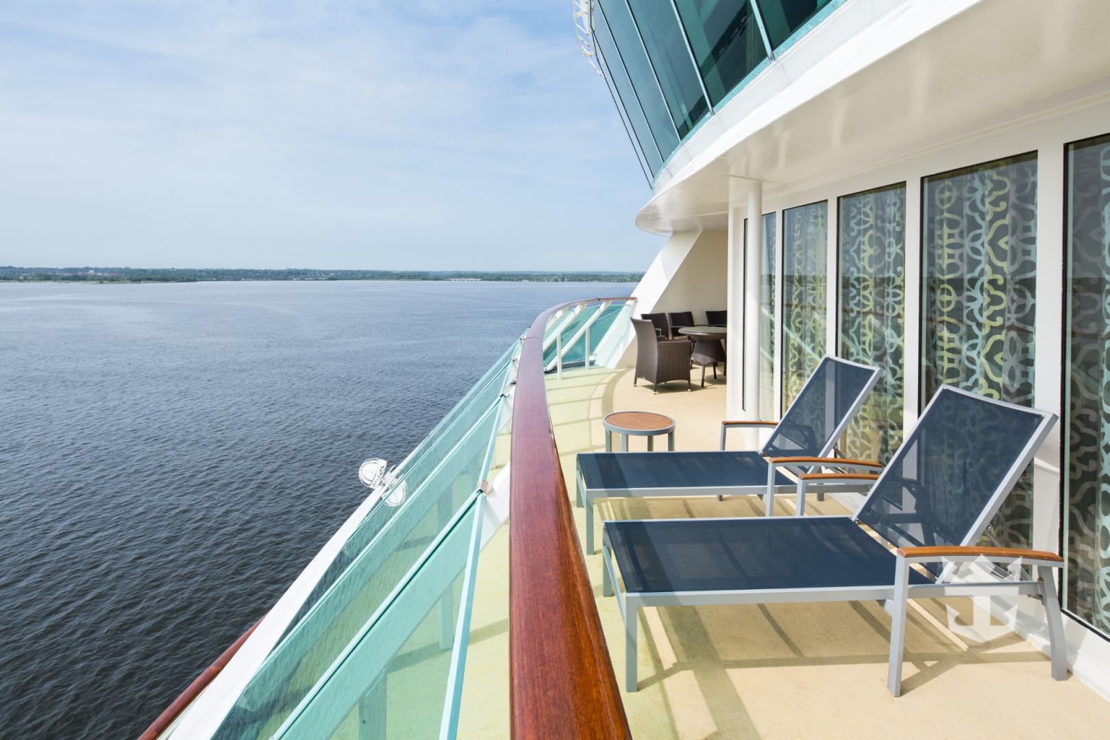 Grandeur of the Seas Royal Family Suite Balcony